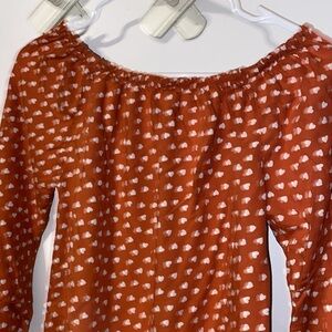 Women’s Hearts Print Top